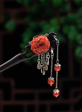 日常中式百搭发簪古风盘发簪子简约木簪日常母亲节礼物生日礼品