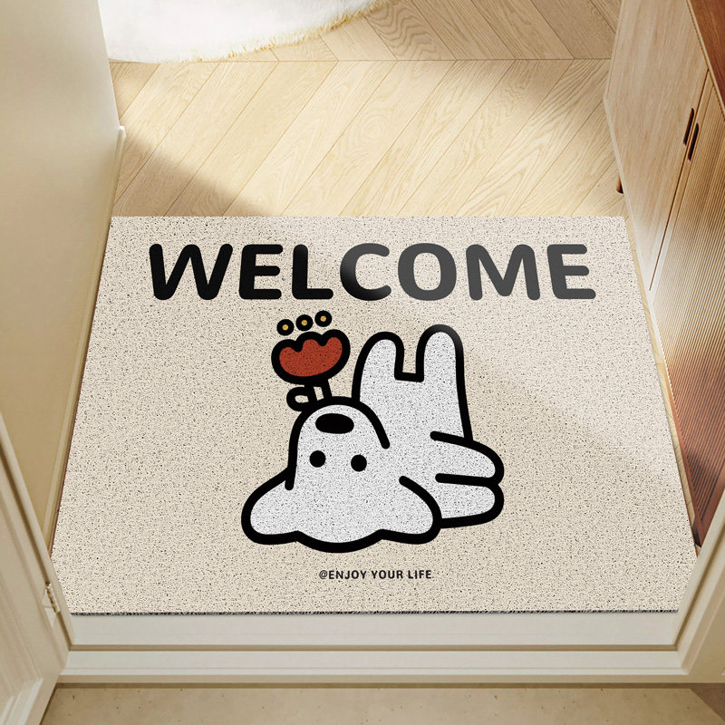 狗狗进门入户地垫家用门口丝圈脚垫玄关入户门垫室外防滑垫可裁剪,淘宝优惠券,粉丝福利购,淘宝优惠卷