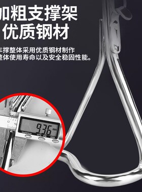 电动车双撑停车架14寸16寸脚撑后支架双撑脚架电瓶车站脚侧踢支架