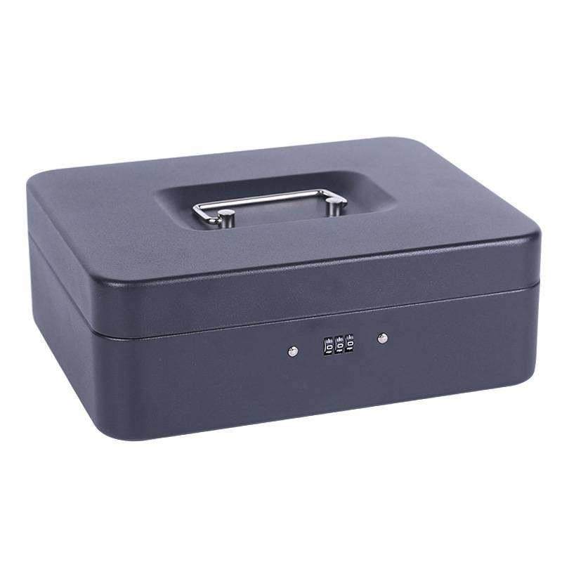 新防火储物盒带锁小收纳铁盒家用证件保险箱小型钱箱手提保管,淘宝优惠券,粉丝福利购,淘宝优惠卷