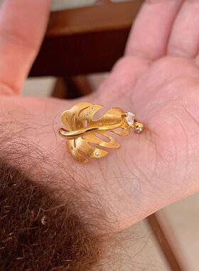 XBK拉丝戒食指百搭高级感古法小