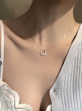 XBK风冷淡小众月牙星星ins项链