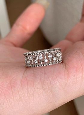 XBK钻Vintag露珠百搭戒指高级戒