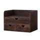 Solid wood desktop storage box office sorting storage rack student bay window bookshelf drawer wooden cosmetics sorting box