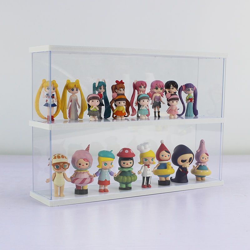 Openable multi-layer cute display box storage