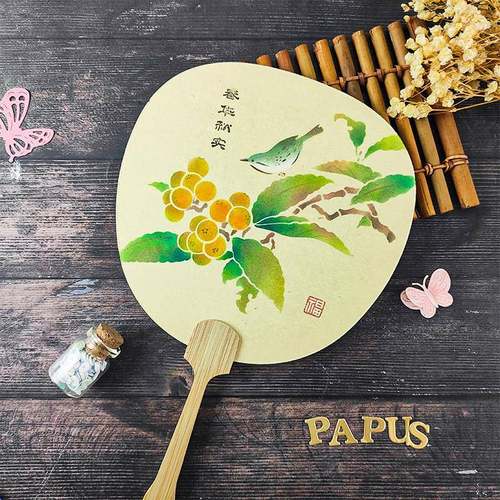 PAPUS新国潮水墨画印创意手绘套装 趣味印泥印章涂色手工礼盒 创 - 图3