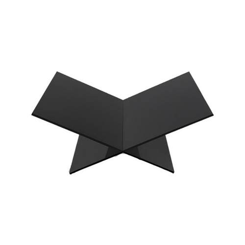 简约黑色亚克力杂志架摆件家居书房桌面收纳木质展示架书柜装饰品 - 图3