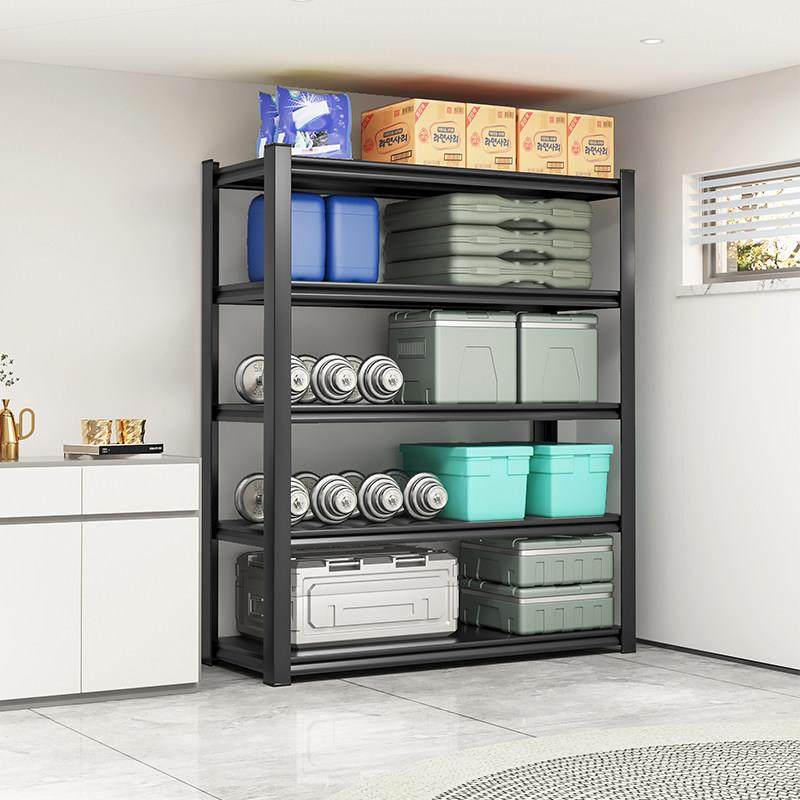 家用货架置物架多层仓储仓库承重铁架地下储藏室货物架黑色,淘宝优惠券,粉丝福利购,淘宝优惠卷