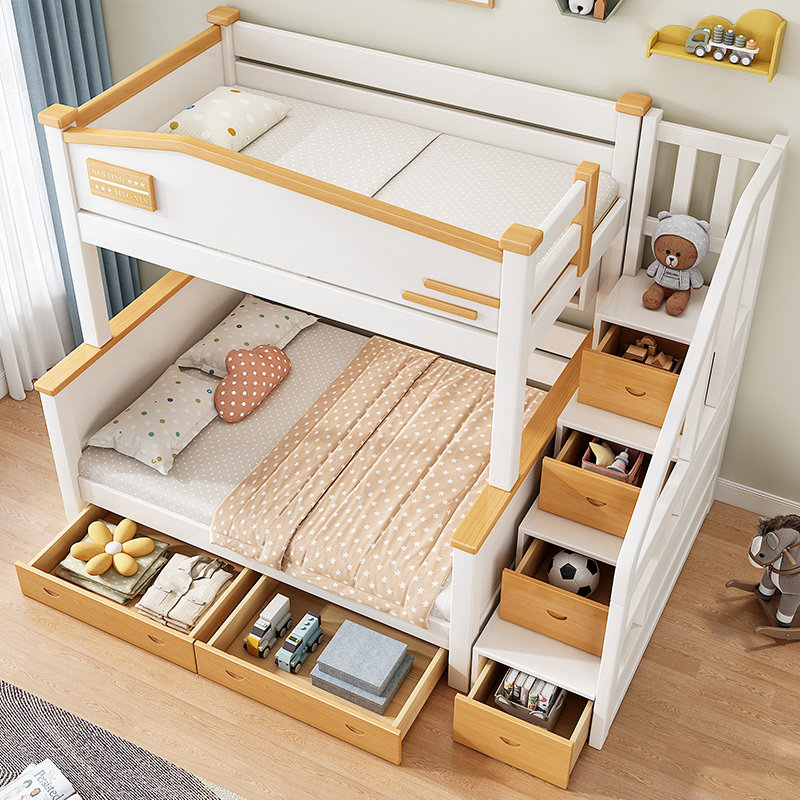 上下床双层床全实木两层儿童床上下铺高低床小户型成人双人子母床,淘宝优惠券,粉丝福利购,淘宝优惠卷