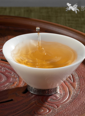 阅银 茶具《远古传说》瓷银茶杯 手工茶器茶杯茶壶送礼家用