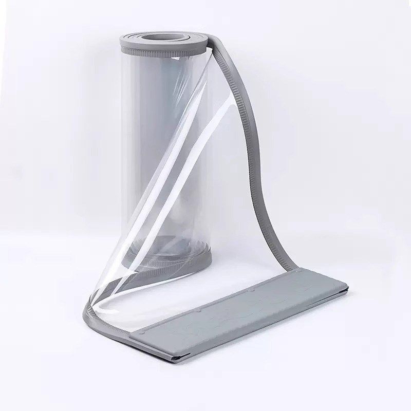 超市商铺门帘冬季保暖防风商用空调防走冷隔断帘挡风pvc塑料皮帘 - 图3