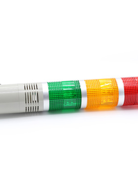 LED三色灯多层警示灯报警指示灯带蜂鸣器机床信号灯12V 24V 220V