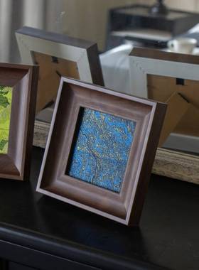 山白手作|中古风客厅茶几装饰画 画挂画 画饭厅卧室玄关法式刺绣