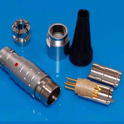 CFJ 航空插头00B 0B 1B 2B 3B FGG插头EGG插座电源信号线黑色外壳 - 图2