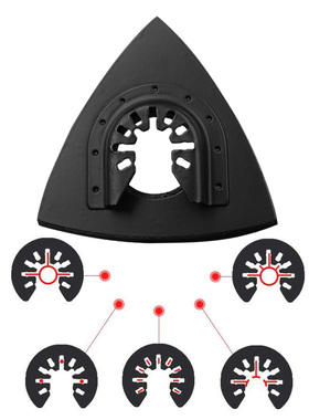 快装抛光垫万用宝配件修整机工具打磨配件 三角型万用宝锯片砂盘