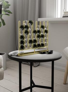 UMBRA创意立体四子连棋 儿童亲子互动游戏 家居高档桌面装饰摆件