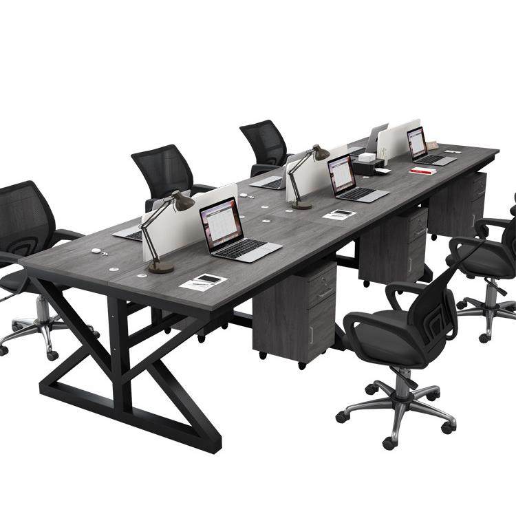 职员办公桌椅组合4四6六人位办公室家具电脑桌卡座现代简约员工位,淘宝优惠券,粉丝福利购,淘宝优惠卷