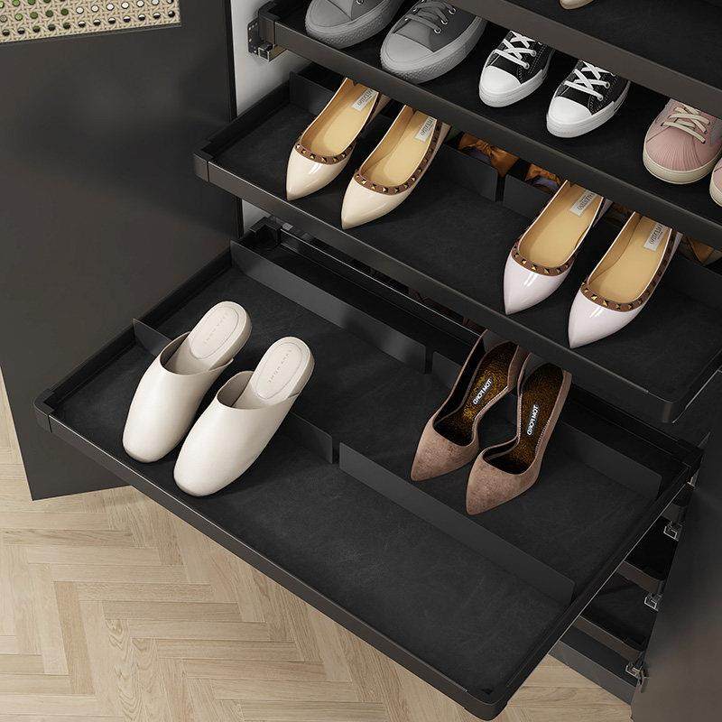 米司库鞋柜鞋架抽屉式层板推拉拉篮托盘式鞋篮入户鞋柜多层收纳篮,淘宝优惠券,粉丝福利购,淘宝优惠卷