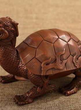 大仕缘紫铜仿古龙头龟家居摆件工艺品开业礼品招财龙龟