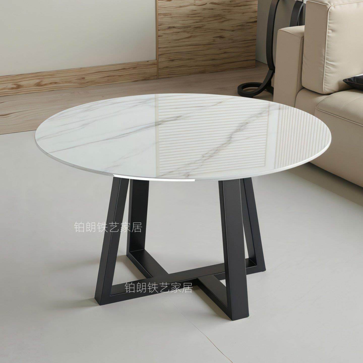 岩板餐桌桌腿圆形加厚小茶几承重边几支撑架大理石底座铁艺桌架子,淘宝优惠券,粉丝福利购,淘宝优惠卷