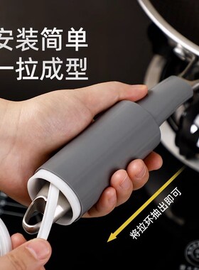 防烫锅把手炒锅通用防烫神器勺子锅铲硅胶隔热把套防滑手柄耐高温