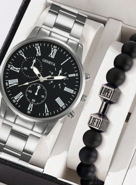 轻奢国潮男士中国风骷髅手串情人节礼物送男朋友个性嘻哈朋克手链