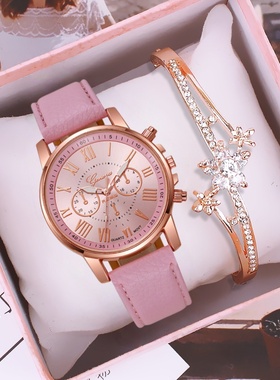 妈妈生日礼物轻奢时尚满钻手链礼盒装高颜值仿真不掉色ins风手镯