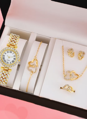 送女朋友春节情人节礼物经典轻奢镶钻项链礼盒装久戴不掉色锁骨链