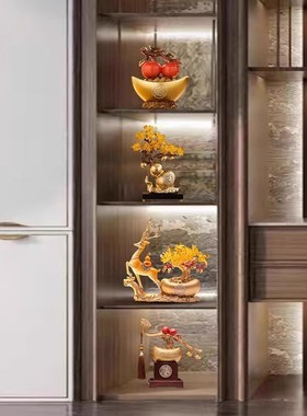 轻奢摆件装饰品2025新款家居电视机柜酒柜桌面摆放艺术工艺品