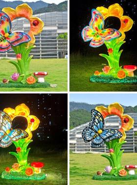 户外卡通动物相框雕塑公园风景区幼儿园网红打卡拍照落地装饰品摆