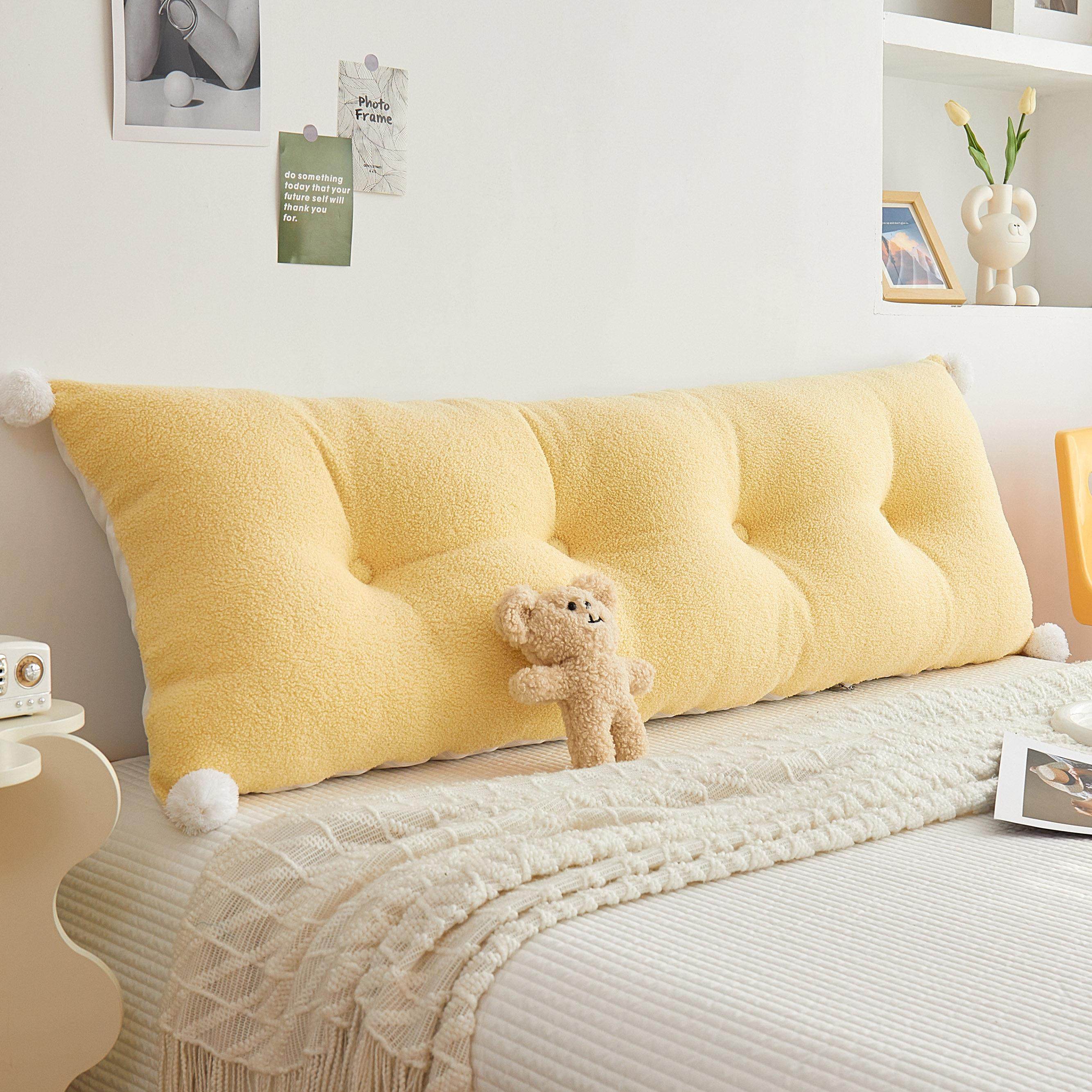 床头软包靠枕护腰靠垫沙发抱枕可拆洗大靠背榻榻米床上儿童看书女,淘宝优惠券,粉丝福利购,淘宝优惠卷