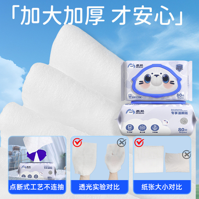 柔邦湿厕纸家庭实惠装便携装