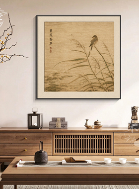 宋氏美学玄关装饰画走廊过道尽头