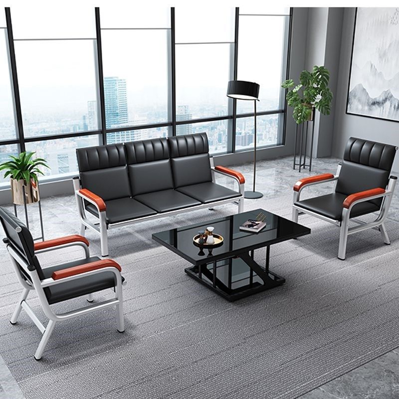 铁艺沙发现代办公室沙发接待室小型会客商务办公沙发茶几,淘宝优惠券,粉丝福利购,淘宝优惠卷