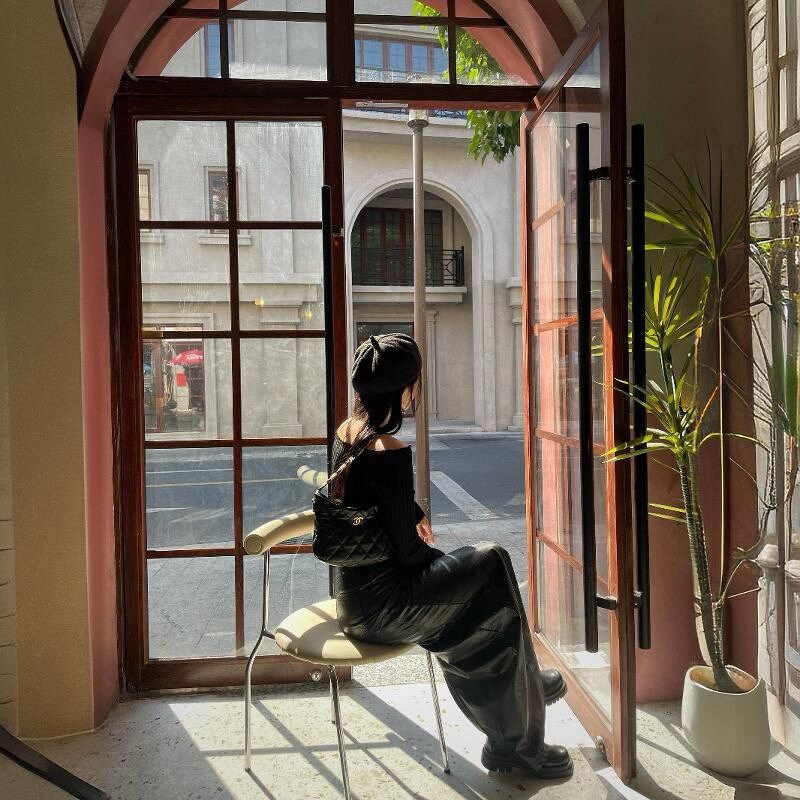 实木玻璃门咖啡店木门连窗店铺平门阳台推拉门奶茶甜品店,淘宝优惠券,粉丝福利购,淘宝优惠卷