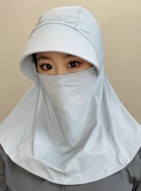 全脸遮阳帽子女夏季防晒帽