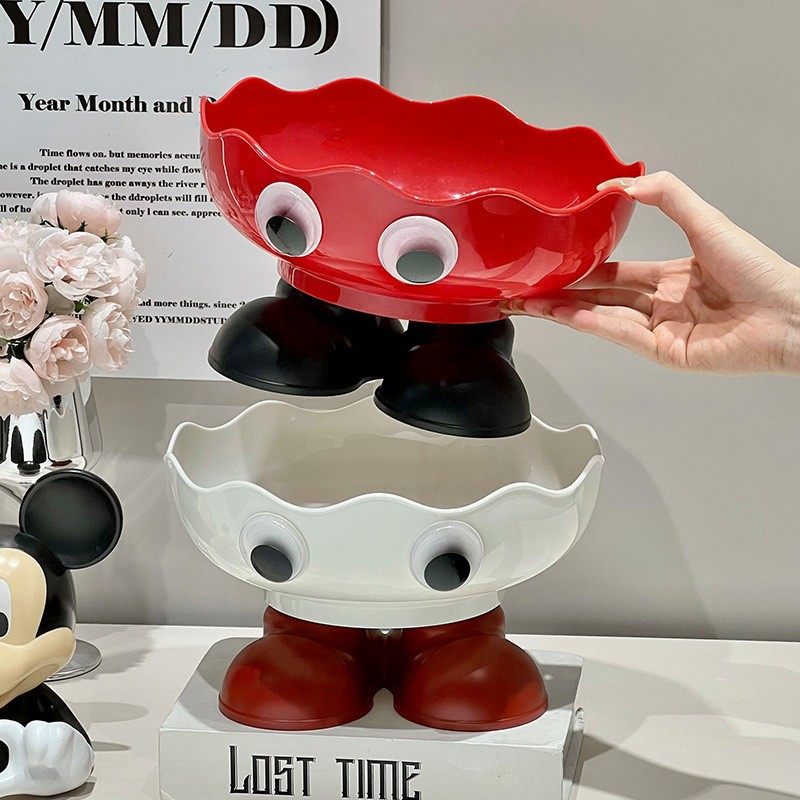 新款高颜值精致多巴胺水果盘家用客厅摆件中式可爱果糖干果收纳盘,淘宝优惠券,粉丝福利购,淘宝优惠卷