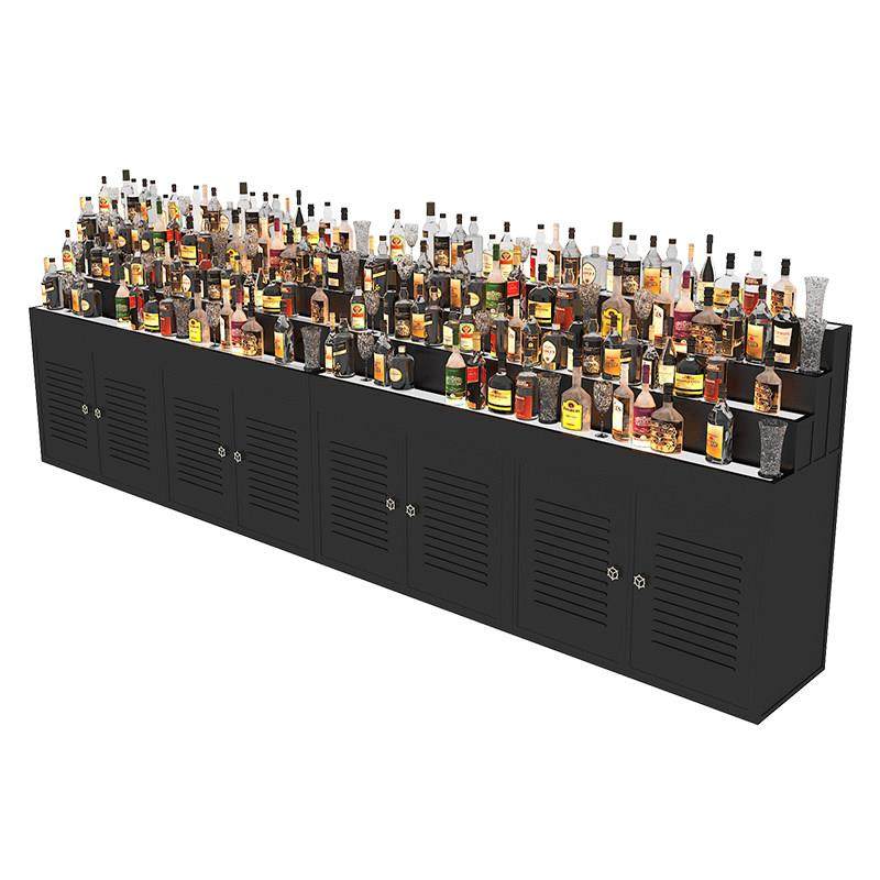 红酒柜酒吧吧台背景威士忌酒架客厅置物架餐厅靠墙时尚酒水展示柜,淘宝优惠券,粉丝福利购,淘宝优惠卷