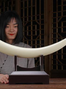 象牙摆件玄关进门现代简约中式入户招财置物架客厅隔间装饰品家居