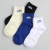 Ins men and women short socks snow mountain letter socks klein blue four seasons middle help men and women socks student sports socks