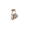 Key ring for women with unique original design, light luxury temperament, retro high-end adjustable open index finger ring
