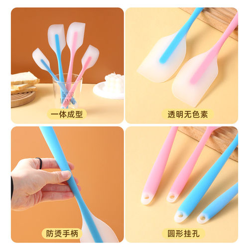 硅胶刮刀一体式刮板大号铲子蛋糕奶油搅拌刀耐高温食品级烘焙工具 - 图2