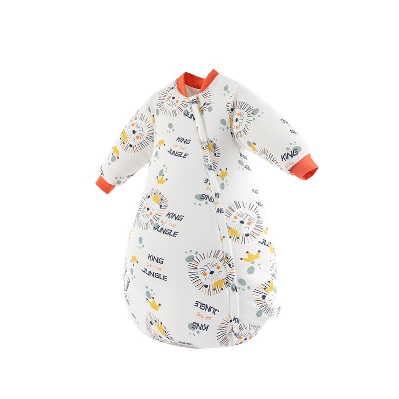 婴儿睡袋秋冬夹棉宝宝长袖一体式加厚睡衣新生儿拉链式功能防踢被,淘宝优惠券,粉丝福利购,淘宝优惠卷