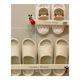 Contrast color bathroom slipper rack hanger without hole punching toilet toilet hanging slippers artifact wall-mounted storage rack