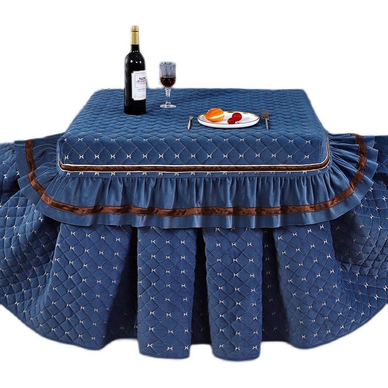 电炉罩烤火桌子罩正方形桌布套新款加厚加绒茶几火架被罩裙摆冬季,淘宝优惠券,粉丝福利购,淘宝优惠卷