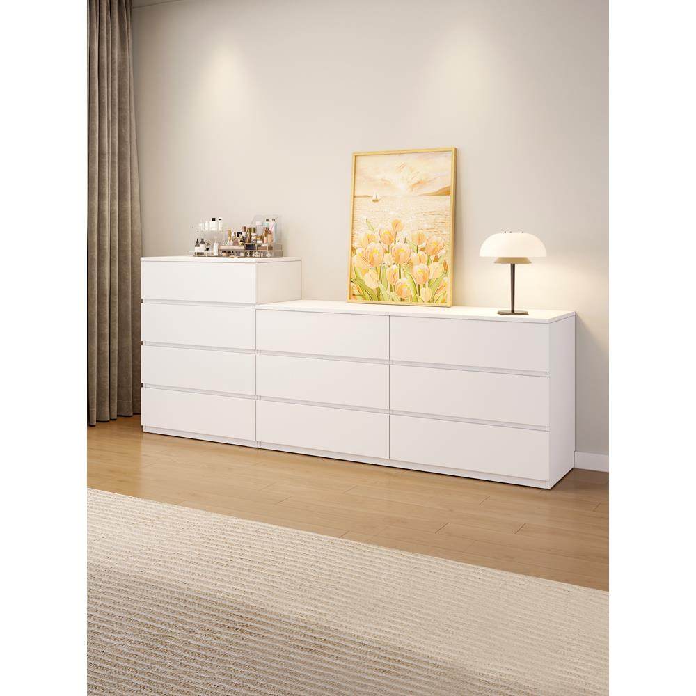 卧室大容量收纳五六八斗柜梳妆台一体组合现代简约床尾抽屉柜,淘宝优惠券,粉丝福利购,淘宝优惠卷