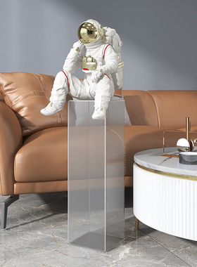 北欧创意宇航员电视柜旁边客厅摆件大型落地家居饰品乔迁新居礼品