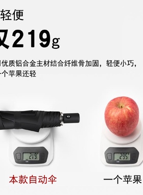 PARACHASE轻便全自动折叠雨伞便携彩胶遮阳防晒晴雨伞个性简约