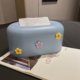 Ins Korean style simple Nordic style tissue box can be plugged in cardboard box napkin cardboard box living room desktop storage and organization