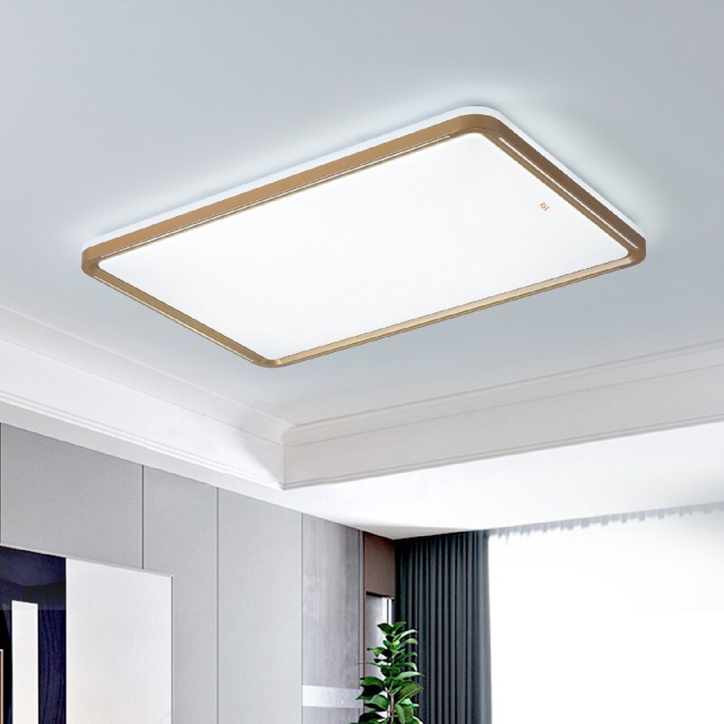 FSL佛山照明LED现代简约长方形客厅无极调光调色灯具灯饰吸顶灯,淘宝优惠券,粉丝福利购,淘宝优惠卷